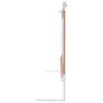 vidaXL Barrière de sécurité de lit enfant Taupe 90x25 cm Tissu