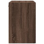vidaXL Armoire murale chêne marron 80x42 5x64 cm bois d'ingénierie