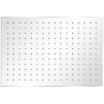 vidaXL Pomme de douche plongeante 2 Pièces Acier inoxydable 30x40 cm