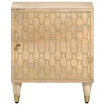 vidaXL Tables de chevet 2 Pièces 40x33x46 cm Bois de manguier solide