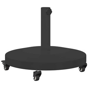vidaXL Base de parasol extérieur Noir 48 x 48 x 32 cm Acier béton
