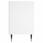 vidaXL Tables de chevet 2 Pièces blanc 40x30x50 cm bois d'ingénierie