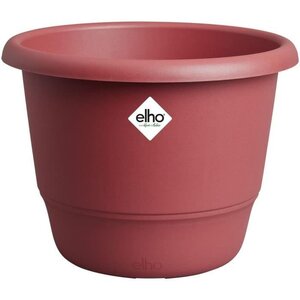Pot de fleurs Amiga Rond 30 - Rouge Ø 29.5 x hauteur 22 cm - Extérieur 100 recyclé
