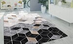 Tapis d'intérieur LUXE 80 x 150 cm - Noir