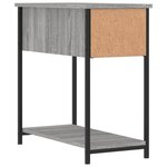 vidaXL Tables de chevet 2 Pièces sonoma gris 30x60x60cm bois d'ingénierie