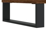 vidaXL Table basse Chêne marron 100x50x45 cm Bois d'ingénierie