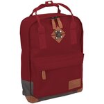 ABBEY Petit sac a dos en polyester 300T - Doublure 100% polyester - Dimensions 24 x 10 x 33cm - Rouge Bordeaux