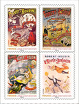 Carnet de 8 timbres - La magie de Robert-Houdin - Lettre Internationale
