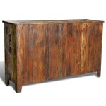 vidaXL Armoire avec 16 tiroirs en style antique Bois massif recyclé
