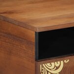vidaXL Table Basse 80x54x40 cm en Bois de Manguier