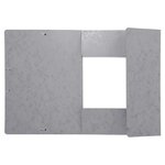 Chemise à élastiques Maxi capacity carte lustrée 425g - A4 - Gris EXACOMPTA