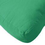 vidaXL Coussins de palette lot de 3 vert tissu