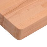 vidaXL Dessus de bureau 110x55x4 cm bois massif de hêtre