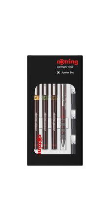 rOtring Set Junior  1 Tikky porte-mine 0 5 + 3 Stylos isograph (0 2mm - 0 3mm - 0 5mm)