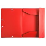 Chemise À Élastique 3 Rabats Polypropylène 4/10e Opaque Eco - A4 - Rouge - X 30 - Exacompta