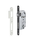 THIRARD - Serrure encastrable Monomax NF pour cylindre européen  axe 50mm  bouts ronds  têtière noire