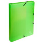 Boite De Classement Exabox Dos 40mm Polypropylène Crystal Colours - A4 - Couleurs Assorties - X 8 - Exacompta