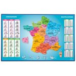 Sous-main Rigide Pvc France - 37 5x57 5cm - Visuel - X 10 - Exacompta