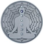 Pièce de monnaie en Argent 2000 Francs g 62.2 (2 oz) Millésime 2021 Chakra AJNA