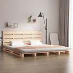 vidaXL Cadre de lit 120x200 cm bois de pin massif