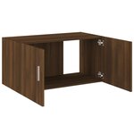 vidaXL Armoire murale Chêne marron 80x39x40 cm Bois d'ingénierie