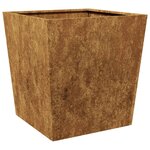 vidaXL Jardinières 2 Pièces 50x50x50 cm acier corten