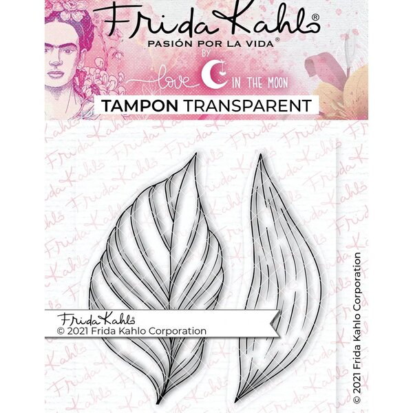 2 Tampons transparents - végétal 1 - 9 5 x 6 5 cm