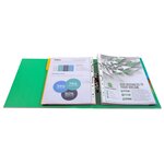 Classeur À Levier Prem'touch Intérieur Et Extérieur En Polypropylène - Dos 80mm - A4 Maxi - Vert - X 10 - Exacompta
