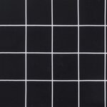 vidaXL Coussins de palette lot de 2 motif à carreaux noir tissu Oxford