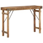Table Console vidaXL 110x35x76 cm en Bois Massif Récupéré