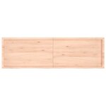 vidaXL Dessus de table 200x60x(2-4) cm bois de chêne massif non traité