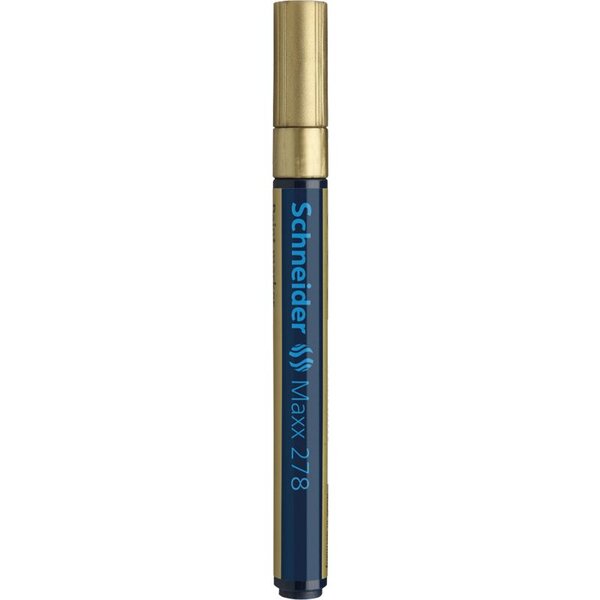 Marqueur peinture Maxx 278 Pte Fine 0,8 or SCHNEIDER