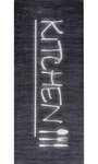 Tapis de cuisine KITCHEN 90 x 130 cm - Noir