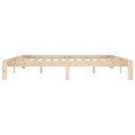 vidaXL Cadre de lit Bois de pin massif 200x200 cm