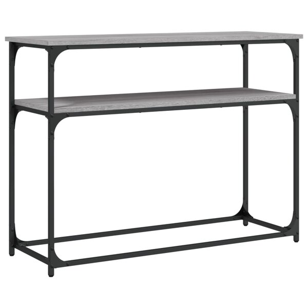 vidaXL Table console sonoma gris 100x35 5x75 cm bois d'ingénierie