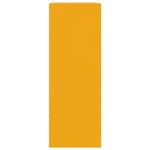 vidaXL Buffet jaune moutarde 67x39x107 cm acier