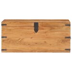 vidaXL Coffre 90x40x40 cm Bois d'acacia solide