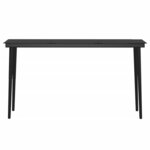 vidaXL Ensemble à manger de jardin avec coussins 7 Pièces Noir