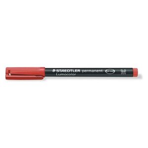 marqueur permanent 'Lumocolor 317M', rouge, Tracé 1mm STAEDTLER