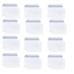 25 enveloppes blanches en papier 80 g - 16 2 x 22 9 cm