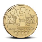 Pièce de monnaie 2 euro 1/2 Belgique 2023 BU – Culture belge des festivals – Légende flamande