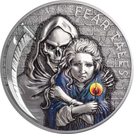 Pièce de monnaie en Argent 10 Dollars g 62.2 (2 oz) Millésime 2020 Fear Tales LITTLE MATCH GIRL