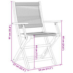 vidaXL Ensemble de bistro 3 Pièces beige polypropylène et bois massif