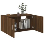 vidaXL Armoire murale Chêne marron 80x39x40 cm Bois d'ingénierie