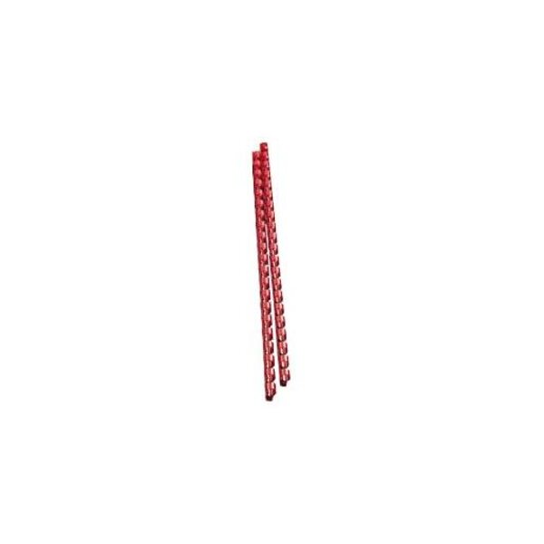 Lot de 100 CombBind Peignes de reliure rouge 8 mm GBC