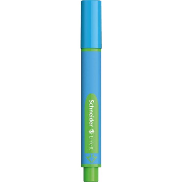 Stylo a bille slider link-it bleu clair x 10 schneider