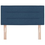 Cabeça de cama vidaXL Design Lignes Bleu 80 cm Tissu