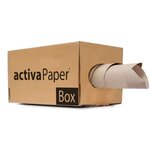 Boîte distributrice papier kraft recyclé – (1 tube) 80g/m² 375mm x 250M - Bulteau Systems