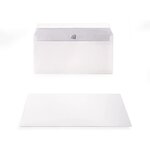 Enveloppes 80g dl 110 x 220 mm avec bandes sans fenêtre bte 500 oxford