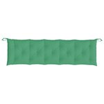 vidaXL Coussin de banc de jardin vert 180x50x7 cm tissu oxford